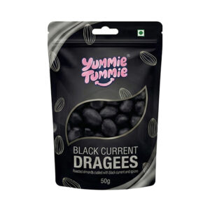 Black Currant Almond Dragees (50gm)