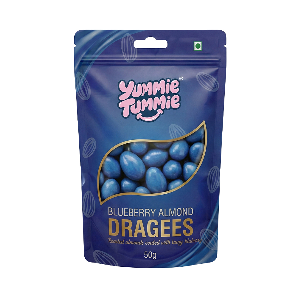 Blueberry Almond Dragees (50gm)